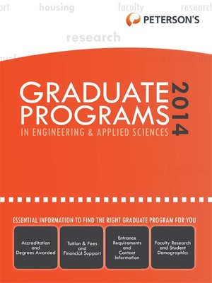 cover image of Graduate Programs in Engineering & Applied Sciences 2014 (Grad 5)